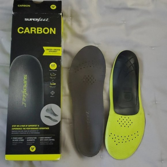 Superfeet CARBON Fit Insoles - Size C - Picture 1 of 6
